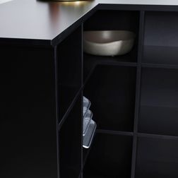 Receptionsskranke L-formet 180x120 cm