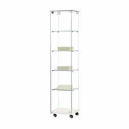 Glasvitrine Trento 1. m/glastop, hvid