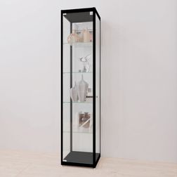 Glasvitrine Diamond 4, sort