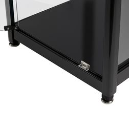 Glasvitrine Diamond 4, sort