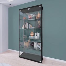 Glasvitrine Diamond 8L, m. lys
