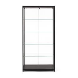 Glasvitrine Diamond 8, sort