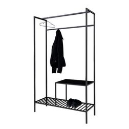 Tøjstativ Madrid, sort