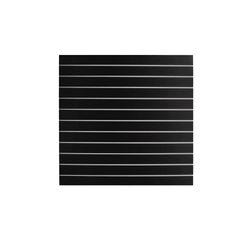 Rillepanel 120x120 cm Basic+, sort