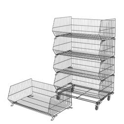 Stabelsælger FlexBasket 75 cm, antracit