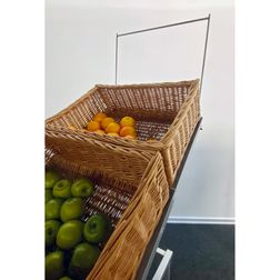 Frugt -& grøntstativ plads til 4 kasser