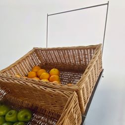 Frugt -& grøntstativ inkl. 3 kurve