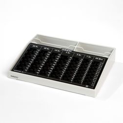 Pengeindsats m. 7 møntrum og 4 seddelrum