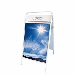 Gadeskilt Expo, 70x100 cm, hvid