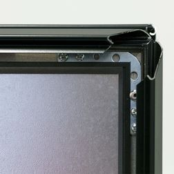 Gadeskilt Alu-line, 50x70 cm, sort