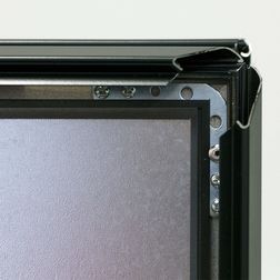 Gadeskilt Alu-line, 50x70 cm, sort