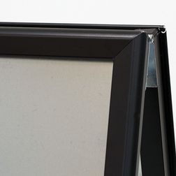 Gadeskilt Alu-line, 50x70 cm, sort