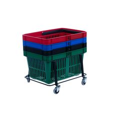 Indkøbskurv Great 27 liter, grøn