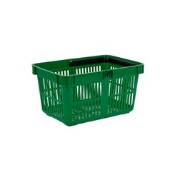 Indkøbskurv Great 27 liter, grøn