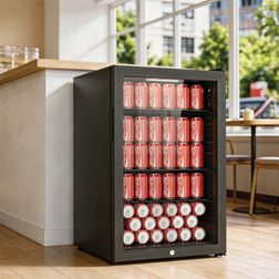 Display køleskab INLUX INBG-122, sort