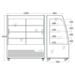 Kølereoler/Impulskøler Scandomestic OFC120BG
