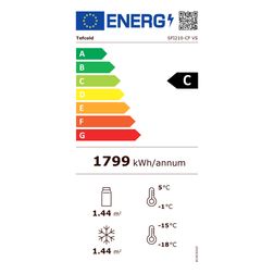 Supermarkeds køler/ -fryser Tefcold SFI210B-CF VS