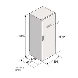 Professionelt Tørreskab Asko DC7784HP.W