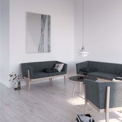 Lænestol Ito Soft 1, eg/lysegrå