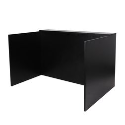 Receptionsskranke Luno 170 cm, sort