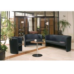 2 pers. loungesofa Club. sort