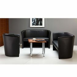 2 pers. loungesofa Club. sort
