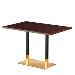 Cafebord 8 mørk valnød 80x120x74,6h