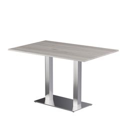 Cafebord 9 hvidolieret eg 80x120x75,8h