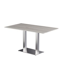 Resturantbord 9 hvidolieret eg 80x138x75,8h