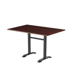 Cafebord 14 Mørk valnød 120x80 cm
