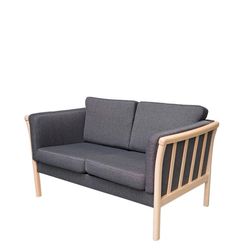 Sofa Newcastle 2 pers. Eg, Stof Boss 12 Antracit