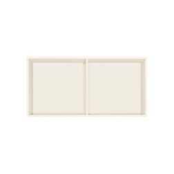 Square reol 3 D42 2 rum, hvid