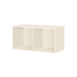Square reol 3 D42 2 rum, hvid