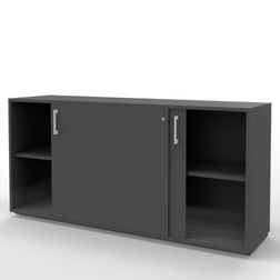 Skydedørsskab Jive med 4 rum