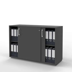 Skydedørsskab Jive med 4 rum