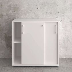 Skydedørsskab Jive med 4 rum