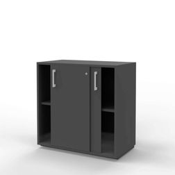 Skydedørsskab Jive med 4 rum