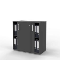 Skydedørsskab Jive med 4 rum