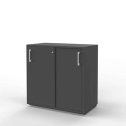 Skydedørsskab Jive med 4 rum