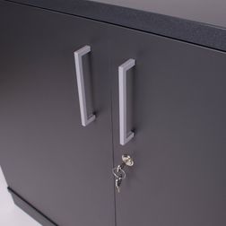 Skydedørsskab med 2x2 rum - EP Xtra