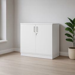 EP Xtra kontorskab B100 2 rum, hvid