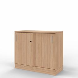 Skydedørsskab med 2x2 rum - EP Xtra