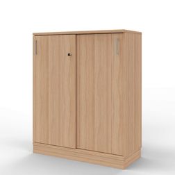 Skydedørsskab med 2x3 rum - EP Xtra