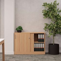 Skydedørsskab med 2x2 rum - EP Xtra