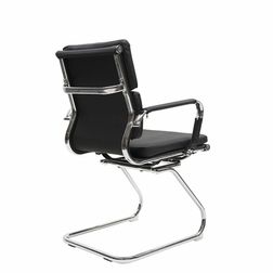 Stol sort kunstlæder CC 10 90A
