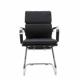 Stol sort kunstlæder CC 10 90A