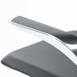 Chefstol Supreme, sort læder