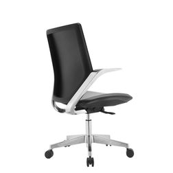 Chefstol Supreme, sort læder