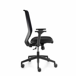 Kontorstol Valo Sync2 netryg, sort