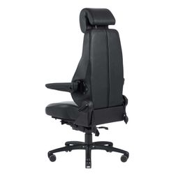 24 timers kontorstol Be-Ge 300, læder